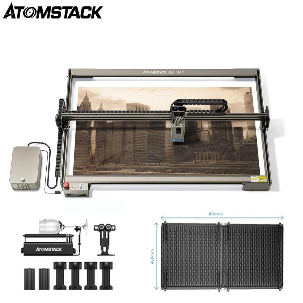 ATOMSTACK CNC   ܱ,   ýƮ ,  ݼ , 850x400mm ۾ , S20 ִ 130W